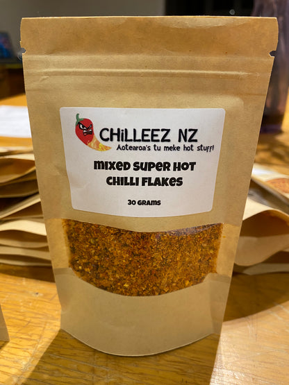 Mixed Super Hot Flakes resealable bag