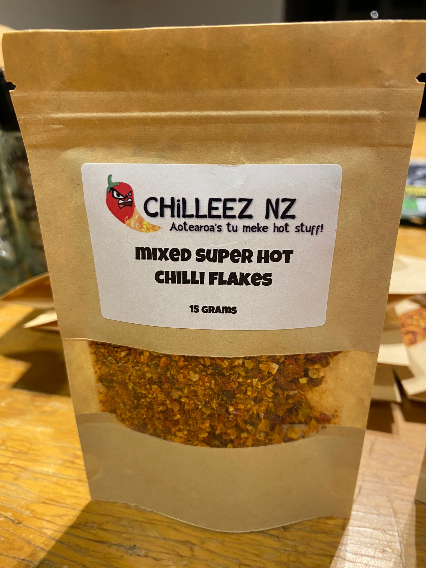 Mixed Super Hot Flakes resealable bag